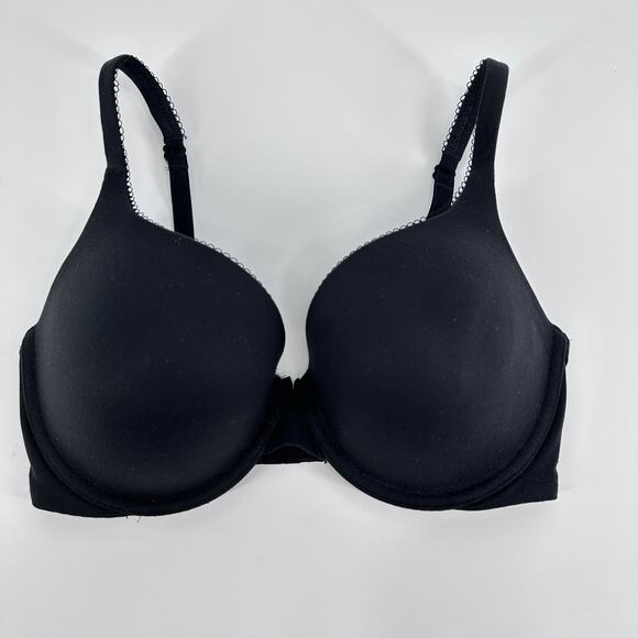 Victoria Secret Body by Victoria Perfect Shape Black Padded Underwire Bra 34DD - Picture 1 of 10